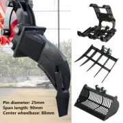 Mini Excavator Accessories Rake/Ripper/Screening Bucket/Grabber for Small Digger