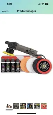 Chemical Guys BUF_503X TORQX Random Orbital Polisher, Pads, Polishes & Compounds