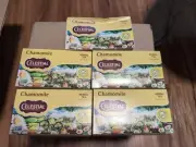 New Celestial Seasonings Chamomile Herbal Tea, Caffeine Free, 5 Boxes