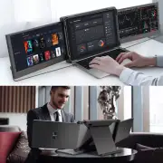 GTMEDIA Portable Monitor For 13-17.3" Laptop Dual 11.6" Screen Extender Display