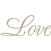 Spellbinders Glimmer Impression Hotfoil Plate Love Copperplate Script