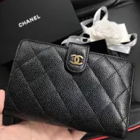 在飛比找蝦皮購物優惠-二手精品 Chanel 香奈兒 經典款筆記本款 荔枝紋 中夾