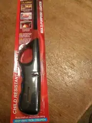 CLICK N FLAME, CHILD RESISTANT MULTI-PURPOSE REFILLABLE BBQ LIGHTER (2-LC-1)