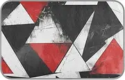 Red Black Irregular Triangle Summer Cooling Dog Blanket Self Cooling Blanket for Dogs for Kitten Indoor Cats Cordless Camas frias para Perros M
