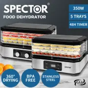 Food Dehydrators Stainless Steel 5 Tray Beef Jerky Maker Fruit Pet Food Dryer