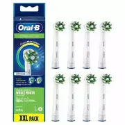 Oral-B Cross Action Electric Toothbrush Heads Durable White 8