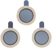 BRIGHTFUFU 3Pcs Lens Protectors for Pro High Definition Scratch Resistant Durable Camera Lens Covers Stylish Design Protects and Scrapes