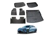 3D All-Weather Interior Liners Set for BYD Seal 2023-2025 Front Trunk Toolbox Boot Cargo Floor Mats
