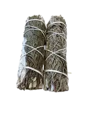 Smudge White Sage And Cedar 10cm Spiritually Healing and Protection 2 Units