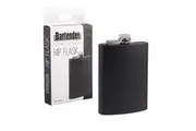 Bartender Hip Flask Stainless Steel 236ml Slim & Compact - Matte Black