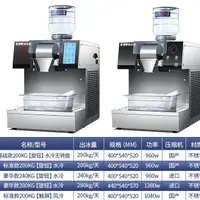 在飛比找蝦皮商城精選優惠-冰機器韓式雪花冰機商用牛奶冰沙刨冰機制冰機奶茶火鍋店 綠水青