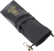 [SOESFOUFU] Portable Drawstring Glasses Bag Vintage PU Eyewear Pouch for Sunglasses and Eyeglasses Durable and Stylish Storage for Travel and Daily Use