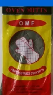 WINWARE GLOVES KITCHEN (2 PC) OMF-15 Fire Resistance Oven Mitt, 15"