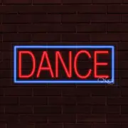 BRAND NEW "DANCE" w/BORDER 30x12x1 INCH LED FLEX WINDOW/WALL INDOOR SIGN 30532