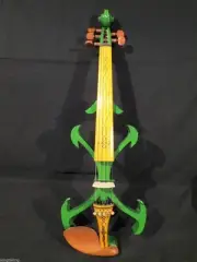 Best model SONG Top art Crazy-2 green color 5 strings 4/4 electric violin