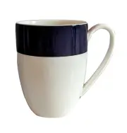 Kate Spade Lenox Nag's Head Mug Cup Coffee Tea Navy White New