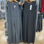 UNIQLO Jumpsuits Wrinkle-resistant XS-3XL 2Color Women New Japan 474068