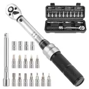 Bike Torque Wrench Set - 2 to 20 Nm – 1/4 Inch Driver Pro MTB Bicycle Mainten...