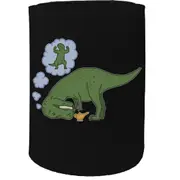 Alcohol Animal Stubby Holder - Dinosaur T Rex Wish - Funny Novelty Birthday Gift Joke Beer Can Bottle