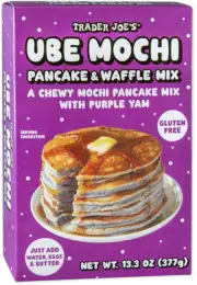 Trader Joe’s Ube Mochi Pancake & Waffle Mix 13.3 Oz - Pack of 3