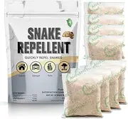 Snake Repellent for Yard Powerful, Snake Away Repellent for Outdoors Pet Safe, Get Rid of Snakes for Home/Garden/Garage, Snake Deterrent Indoor, Effective Snake Repeller -8P