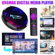 4G+64G H96 MAX Smart Android 13.0 TV Box Quad Core 8K HD Stream Player AU