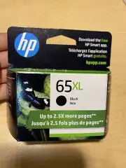 HP 65XL Original Ink Cartridge, Black (N9K04AN)