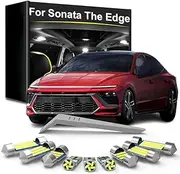 6Pcs Car Interior LED Light Vehicle Led Indoor Vanity Mirror lighting, For Hyundai Sonata The Edge 2024