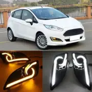 LED Daytime Running Lights Turn Signal Light Lamp DRL For Ford Fiesta 2013-2014