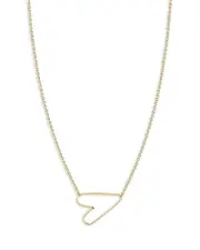 Zoe Chicco Classic Hammered Heart Necklace in 14K Yellow Gold, 14