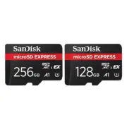 New SanDisk Express 128GB 256GB microSDXC miicroSD Card UHS-II PCIe NVMe Memory
