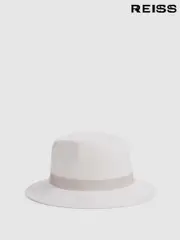 Reiss Ivory Ally Wool Fedora Hat (N44709) | $135