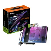 Gigabyte AORUS GeForce RTX‚Nc 5090 XTREME WATERFORCE WB 32G, 2655 MHz, CUDA 21760, 28 Gbps, GDDR7, 512 bit, PSU 1000W, DisplayPort 2.1b *3 HDMI 2.1b *1