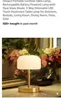 Oneach Portable Cordless Table Lamp, Rechargeable Battery Powered Lamp #495