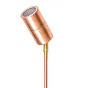 Garden Spike Light - 12V MR16 - Polished Copper - 110mm Head