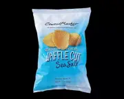 Kettle Cooked Waffle Cut Sea Salt Potato Chips 7oz Bag