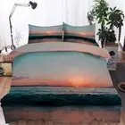 Oranges Shore Sun 3D Printing Duvet Quilt Doona Covers Pillow Case Bedding Sets