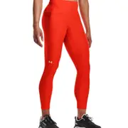 Under Armour Women's HeatGear Armour Hi Ankle Tights - Phoenix Fire/White