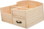 jojofuny Box Storage Organizer Box with Multi Functional Desk Drawer Organizer for Office Home Classroom Kitchen Space Saving Design for Pens and Sundries