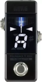 KORG Guitar/Bass Pedal Tuner Pitchblack X mini