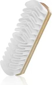 WELANE Suede Cleaning Shoe Brush, Nubuck Wood Brush for Jackets, Furniture, Boots (Brown)