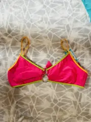BEACH BUNNY Triangle DDD Top Skimpy Bikini L Bottom Set $310