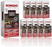 [Kimbo] Barista Napoli Espresso Aluminium Capsules, Nespresso Compatible | Smooth & Rich Italian Espresso | Medium Dark Roast, 100 Count