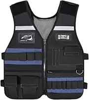 FewNvWa Electrician Tool Vest, Multiple, Heavy Duty Tool Vest, Lightweight Carpenter Tool Vest, Work Bag for Engineers And Architects