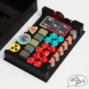 Fallout Factions: Battle for Nuka World Starter Set Token, Dice Storage Box