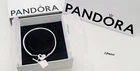 New Pandora Moments Bracelet Heart T-Bar Closure Flexible Chain W/ Box 7.1" 18cm