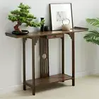2-Tier Console Table Entryway Storage Shelf Hallway Sofa Side End Desk w/ Drawer