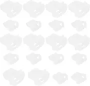 ECSiNG 10Pcs White Rear Seat Cushion Fixing Grommet Clip 72693-12080 Compatible with Toyota Seat Cushion Replacement Clips