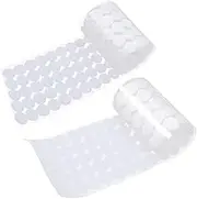 LOLIPPYY 1000 Pcs White Diameter Self Adhesive Hook and Loop Dot Tapes for DIY Projects Strong Adhesive Round Stickers for Home Office and Durable Design