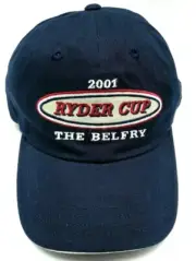 2001 RYDER CUP hat blue adjustable cap The Belfry Golf - 100% cotton *NEW*